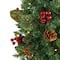 2ft. Pre-Lit Pine Artificial Potted Christmas Tree with Pinecone & Berries, Clear LED Lights